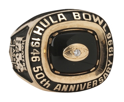 1996 Hula Bowl 50th Anniversary Ring - Charles White